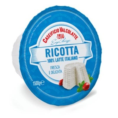 Ricotta cheese, VALCOLATTE, 1,5 kg